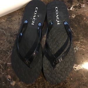 Coach flip flops